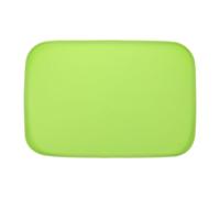 SHINEOFI Silicone Ice Maker Tray with Raised Edge and Waterproof Design, Light Green Counter Protector Mat for Bar Setting, Prevents Water Leakage and Spillage under Appliance