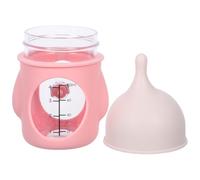 SHINEOFI Silicone Pet Feeding Bottle 80ml for Kittens and Small Animals, Portable Nursing Feeder Mimics Natural Feel of Nursing, for Feeding at Home, Pink Colour