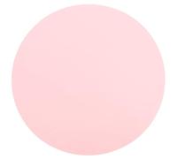 SHINEOFI Silicone round Pet Feeding Mat Leakproof Heat Resistant Non-slip Mat for Dog Bowls and Cat Supplies Pink Color