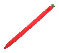 SHINEOFI Silicone Sleeve for Stylus 2nd Generation Digital Pencil Non-slip Protective Cover with Strawberry Design, Soft Grip Pen Case for Writing and Drawing Accessories