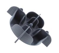 SHINEOFI Silicone Slow Feeder Dog Bowl Insert Grey Easy to Clean Slow Feeding Mat Reduces Overeating Fits Any Dog Bowl Raised Puzzle Design for Active Eating and Slower Meal