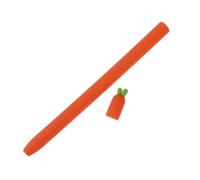 SHINEOFI Silicone Stylus Pen Sleeve for 2nd Generation Digital Pencil, Anti-slip Protective Cover with Carrot Design, Shockproof Pen Case for Tablet and Touchscreen Use