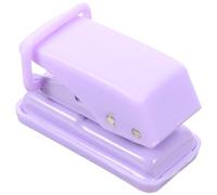 SHINEOFI Single Hole Punch Manual Paper Hole Puncher Compact Portable Abs for Paper Cardstock Tags Thin Plastic Cards and Craft Use