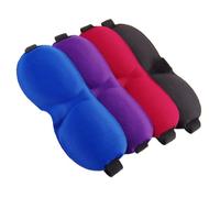 SHINEOFI Sleeping Eye Mask 4pcs Sponge Material for Outdoor Camping Prevents Falling Off for Boys and