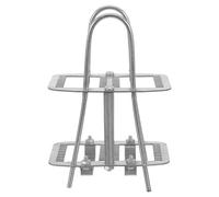 SHINEOFI Slide Staining Rack Microscope Slide Storage Holder Stainless Steel with 20 Positions Corrosion Resistant for Clinical and Scientific Applications