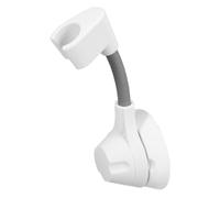 SHINEOFI Small Adjustable Shower Handle Holder No Drill Adhesive Bathroom Mount Rack for Handheld Shower Head Durable and Easy to Install Bathroom Accessory