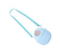 SHINEOFI Small Animal Carrying Bag Hamster Carrying Pouch Ventilated Soft Lining Mesh Material Adjustable Strap Shoulder Bag for Travel Outdoor Adventures with Cotton Nest for Chinchillas