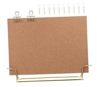 SHINEOFI Small Cork Board for Office Use with Metal Frame, Creative Simple Design, Not Easy to Break, Message and Picture Display Board for Home or Office