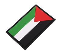 SHINEOFI Small Embroidered Palestine Flag Arm Badge PVC Outdoor Patch for Backpacks Jackets Hats Fashionable Decorative Applique with Fine Detail and Comfortable Design