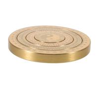 SHINEOFI Small Feng Shui Compass 2.3 Inch Brass Luopan with Vintage Design and Multifunctional Features, Traditional Feng Shui Compass for Collectible and Home Use
