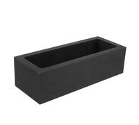 SHINEOFI Small Melting Pot Graphite Ingot Mold, Precision Engineering for Melting Gold, Copper and Brass, Metal Casting and Refining, Black 5kg
