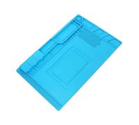 SHINEOFI Small Parts Repair Pad Heat Resistance Silicone Soldering Mat Phone Repair Tool Magnetic Screw Holder Pad Sky