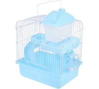 SHINEOFI Small Pet Nest Castle Hamster Hut with Abs and Iron Material, Unique Castle Style Design for Resting and Eating, Rat Platform and Hamster Hideout, Decor at Home
