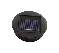 SHINEOFI Solar Lantern Light Environmentally Friendly Replacement Tops Lamp Battery Holder Black Plastic Lantern Solar Battery Box DIY Use Outdoor Hanging