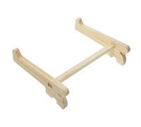SHINEOFI Solid Wood Laptop Stand for Desk Ergonomic Vertical Heightening Computer Holder Durable Riser for Home Office Suitable for Smaller Laptops Compact Design for Gaming and Typing