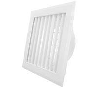 SHINEOFI Square Abs Central Air-Conditioning Vent Double Layer Design Noise Reduction Efficient Airflow Distribution Modern Style Ceiling Ventilation Systems