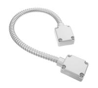 SHINEOFI Stainless Steel Door Loop Cable Protector Flexible Pinch Wire Sleeve for Access Control Power Transfer Gate Lock Installation