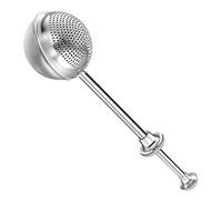 SHINEOFI Stainless Steel Flour Sieve with Fine Mesh Filter, Kitchen Sifting Strainer for Baking and Spices, Sturdy Spring-Loaded Powder Shaker Suitable for Home Chefs