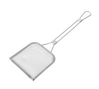 SHINEOFI Stainless Steel Fryer Oil Skimmer with Fine Mesh Filter, Grease Strainer Scoop for Chicken and French Fries, Kitchen Oil Residue Filter for Deep Frying and Outdoor Cooking