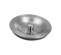 SHINEOFI Stainless Steel Kitchen Sink Drain Stopper with Silver Finish, Sturdy Garbage Disposal Cover, Protect Your Disposal and Covers The Drain, for Kitchen Sink Accessories