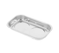 SHINEOFI Stainless Steel Magnetic Bowl Multi Purpose Magnetic Parts Tray for Tools Automotive Use Durable User Friendly Tool Organizer for Mechanics DIY Enthusiasts