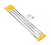 SHINEOFI Stainless Steel Plant Sprayer Pole Telescopic Extension Rod with Rings for Garden and Orchard Spraying Hose End Replacement Wand