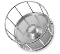 SHINEOFI Stainless Steel Tortoise Feeder Bowl Anti-rust Reptile Water Dish Terrarium Feeding Bowl for Food and Water with Spill-resistant Design Suitable for Turtles and Lizards