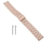SHINEOFI Stainless Steel Watch Strap 7.28 Inch Metal Buckle Replacement Band Compatible with Garmin 3 Comfortable Smartwatch Wristband for Men and Women