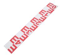 SHINEOFI Stainless Steel Water Level Gauge with High Precision and Easy to Read Features, Suitable for Hydrological Measurement in Ponds and Reservoirs, Sturdy Red Coated Water Level