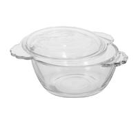 SHINEOFI Steamed Egg Bowl Glass Heatproof Microwave Egg Steamer with Cover 275ml Large Capacity Beautiful Appearance for Home Kitchen Housewarming