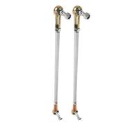 SHINEOFI Steering Tie Rod Ends Kit Enhancing Vehicle Stability 2 Sets M8 Steel Go Kart Steering Rod with Universal Compatibility for Atv and Four Wheelers for Offroad Activities