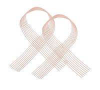 SHINEOFI Stretch Ribbon 2pcs Pink Elastic Rubber Band Invisible Design Comfort for Women Beginner Modern Dance Practice Sessions
