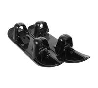 SHINEOFI Stroller Snow Sledge Board for Stroller with Quick Installation and Enhanced Stability, Plastic and Metal Material, Suitable for Snowy Sidewalks and Backcountry Fields, Curved