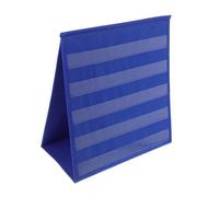 SHINEOFI Tabletop Pocket Chart for Classroom Double-Sided Desktop Card Display Rack with Triangular Stand Foldable Display Stand for Sentence Strips Index Cards Vocabulary Notes and Homework