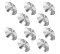 SHINEOFI Tactile Paving Studs with Maximum Resistance to Rain, Snow and Extreme Temperatures Stainless Steel 10pcs for Blind Walkway Safety Suitable for Patios and Sidewalks in Public