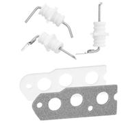 SHINEOFI Tankless Water Heater Flame Rod Electrode Kit Heat Resistant Igniter Replacement Rapid Heating Stable Ignition Quick Installation for Efficient Hot Water Supply