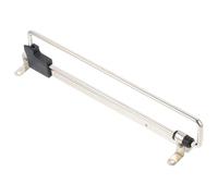 SHINEOFI Telescopic Clothes Rod 9.8 x 2.2 x 1.6 Inches, Iron and Plastic, Multi-Purpose Wall Mounted Display Hanger Rack, Space-Saving Clothes Hanging Rail for Bedrooms and Closets