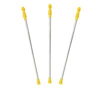 SHINEOFI Telescoping Sprayer Wand 3PCS, 17.7" Stainless Steel Extension Rod for Knapsack and Pump Sprayers, Adjustable Length for Yard and Agricultural Use