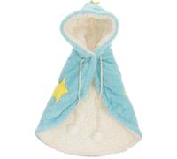SHINEOFI Thermal Poncho Robe for Pet Dog Clothes Dog Cloak Puppy Night Cloak for Winter Warmth
