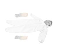 SHINEOFI Thickened Beekeeping Suit with Gloves Full Body Protective Jumpsuit Breathable Ventilated Apiculture Clothing for Men Women Keeping Supplies Safety