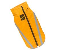 SHINEOFI Thickened Waterproof Dog Coat Large Outdoor Pet Raincoat Warm Puppy Jacket 4Xl Ginger Yellow for Cold Weather and Rainy Days