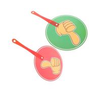 SHINEOFI Thumbs Up Thumbs Down Voting Paddles for Teachers Quick Assessment Classroom Interaction Signs Yes No True False Event Supplies for Group Competitions and Learning Engagement