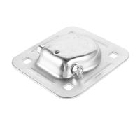 SHINEOFI Trailer Tie Down Anchor Galvanized Steel Recessed Pull Handle Flush Mount D-Ring for Truck Cargo Securing and Container Floor Lashing