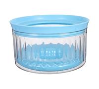 SHINEOFI Transparent Slow Feeder Water Bowl with Whisker-safe Floating Disk Non-spill Splash Dog Hydration Dish for Kennel and Travel Stable Design for Indoor and Outdoor Use