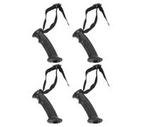 SHINEOFI Trekking Pole Handle Grip Replacement with 20mm Straight Pvc Handles 4pcs and Nylon Wrist Straps , Sturdy Outdoor Accessory for Hiking Poles for Trekking and Challenging Terrain