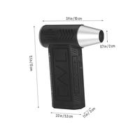 SHINEOFI Turbo Handheld Fan Portable High-speed Adjustable Electric Dust Blower for Camping Outdoor Use Powerful Mini Cooling Fan for Car and Hiking