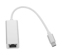 SHINEOFI Type-c to Network Card 1000mbps Internet Adapter USB Ethernet Converter for Laptop Desktop Wired Connection Random Color
