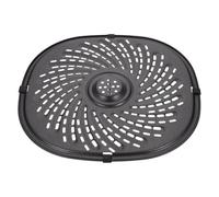 SHINEOFI Universal 2 Pack Air Fryer Grill Pan Crisper Plate Divider Plates Non-Stick Carbon Steel Dishwasher Safe Cooking Tray for Air Fryer, for Cooking Fish and BBQ