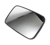 SHINEOFI Universal Farm Mirror for Tractor and Forklift with Convex Surface and Quick Installation, Black Metal and Plastic Side View Rearview Mirror Suitable for High Temperature and Rain
