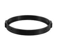 SHINEOFI Universal for Ring Headlight Motorcycle Inch Trim 5.75 with Mounting Bracket, Black Aluminium Alloy round Headlight Retaining Easy Installation and Enhanced Safety